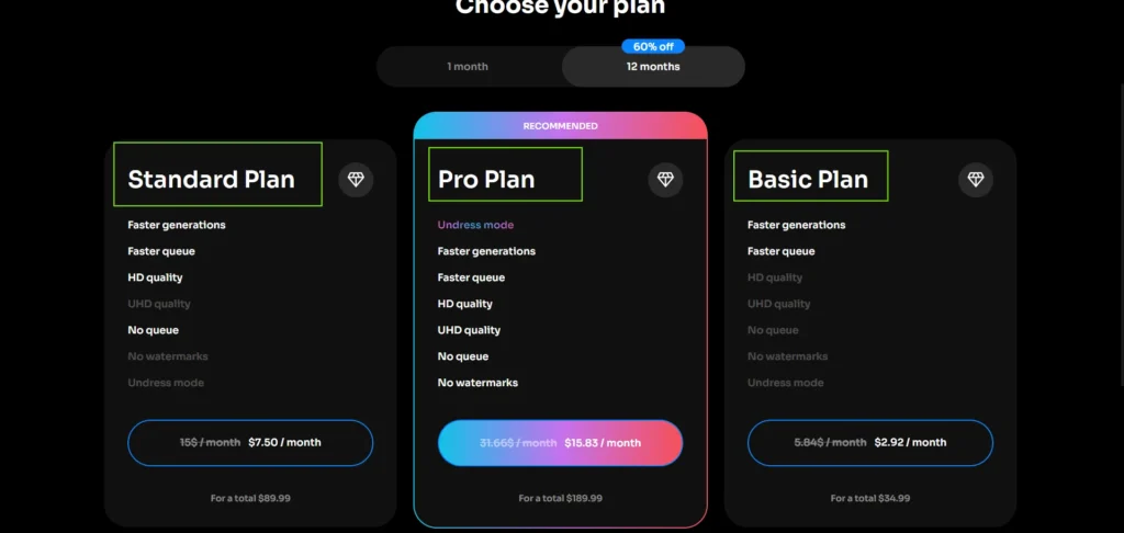 nudify.VIP pricing