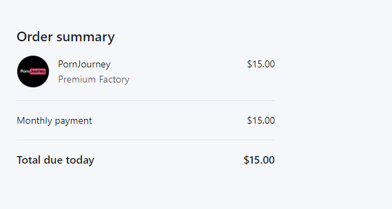 pornjourney pricing