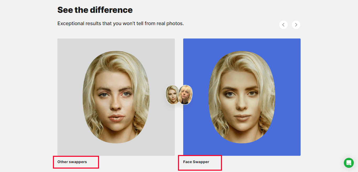 face swapper features